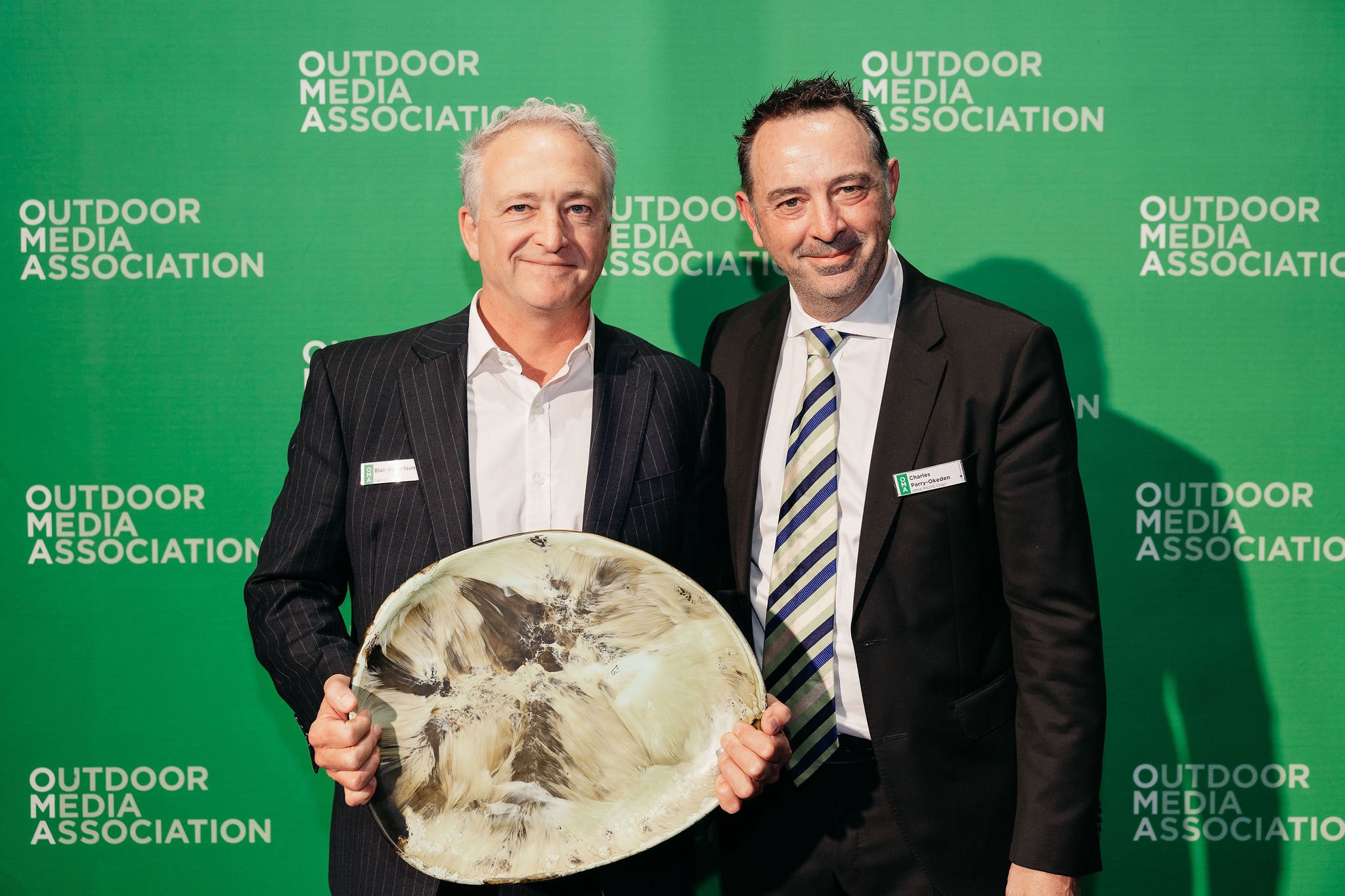 Blair Robertson and Charles Parry-Okeden OMA Chair